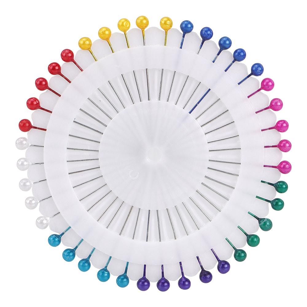 1set DIY colorful round bead needle, sewing positioning needle, straight pins, sewing accessories decoration fixing needles