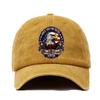 Adjustable Retro with American Flag  Eagle Print  Breathable Washable Hat Suitable for Casual Casual Attire Hand Washable