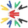 10pcs  set P2002 20A 5 Colors 4mm Banana Jack Crocodile Safety Test Clip For Multimeter 380V