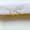 Korean Style Pearl Heart Earrings: Elegant, Non-Pierced Clips for Women