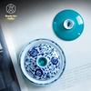 Jingdezhen Hand-Painted Blue & White Porcelain Gaiwan
