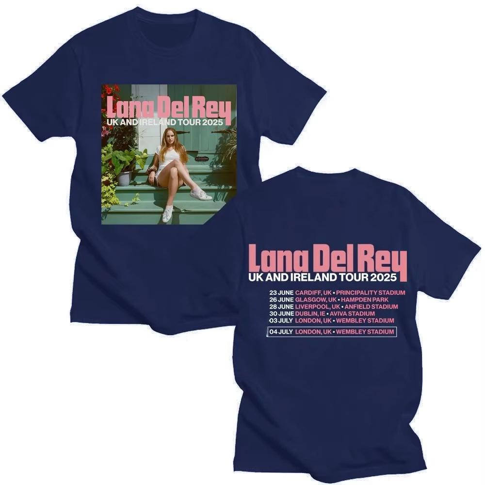 2026 SpringSummer Lana Del Rey UK and Ireland Tour Hiphop Fashion Hit Tshirt Y2K Streetwear