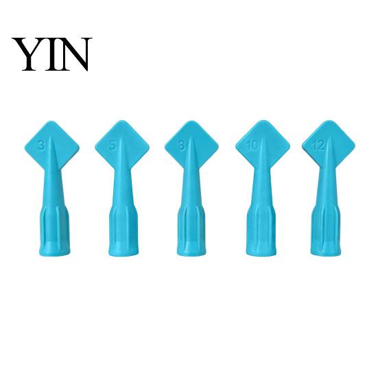 Precision Caulk Finishing Tool 5Pcs Tip Tools, Caulking Tips Set with Nozzle Adapter, Plastic Window Door Gap Filler Applicator Reusable Nozzles