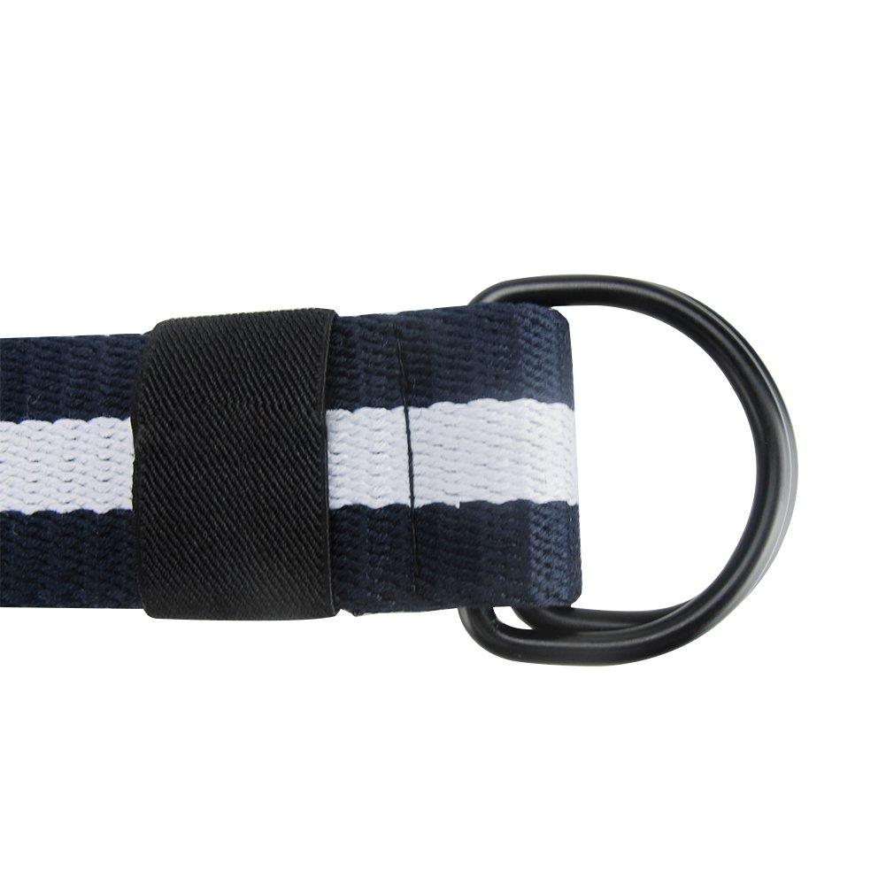 Casual Large Work Rainbow and Navy 140cm [maikun] Men's Belt, Size, Belt, Stylish, & White, 2-Piece Set,
