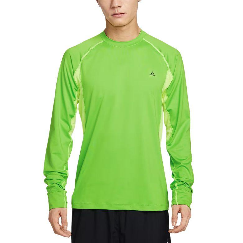 Nike Мужская футболка ACG Dri-FIT с длинным рукавом, облегающего кроя, быстросохнущая, топ IO0233-307 XS