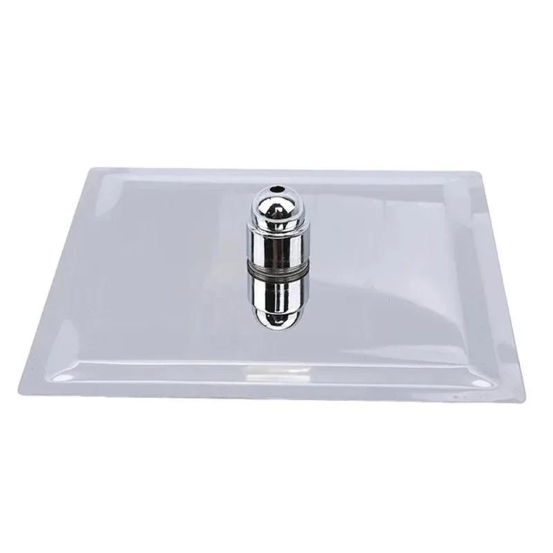 10/8/6 Inch Stainless Steel High Quality Ultra-Thin Waterfall Shower Heads Rainfall Shower Head Rain Square Round