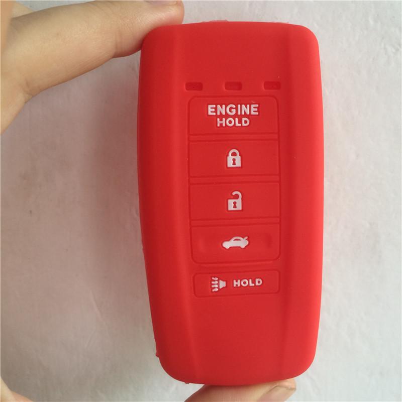 

5Buttons Rubber Smart Key Fob Cover Case For HONDA ACURA MDX RLX RDX ILX Engine Start 5 button Key Shell Skin Keyless Entry