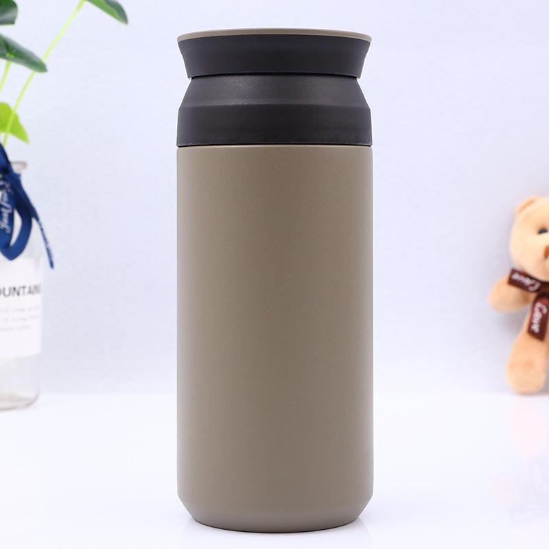 350ML Thermos Edelstahl Kaffeetasse Vakuumflasche Outdoor Mode Tragbarer Reisebecher Wasserflasche