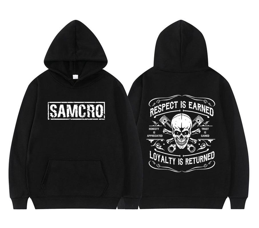 Hooodies Sons of Anarchy SAMCRO Print Men Women Unisex Hoodi