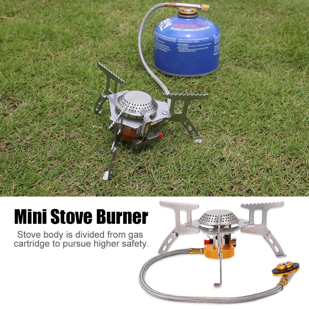 Outdoor Aluminum Alloy Portable Camping Mini Picnic Folding Stove Burner