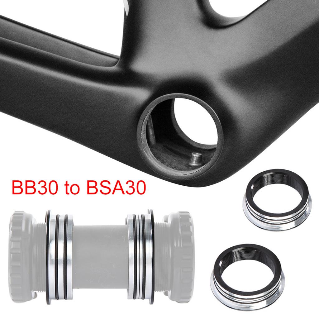 2pcs 42mm Aluminum Alloy Bike Bottom Bracket Conversion Adapter Bottom Bracket Conversion Seats Bike Accessories Enduring