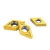 10 Stück DCMT070204 Hartmetallwendeschneidplatten für CNC-Drehen Perfekt geeignet für die Bearbeitung von Stahl und Gusseisen mit SDNCN SDJCR