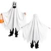 White Halloween Cloak Cape Child Adult Halloween Costumes Cute Ghost Costume Cape  All Saints' Day
