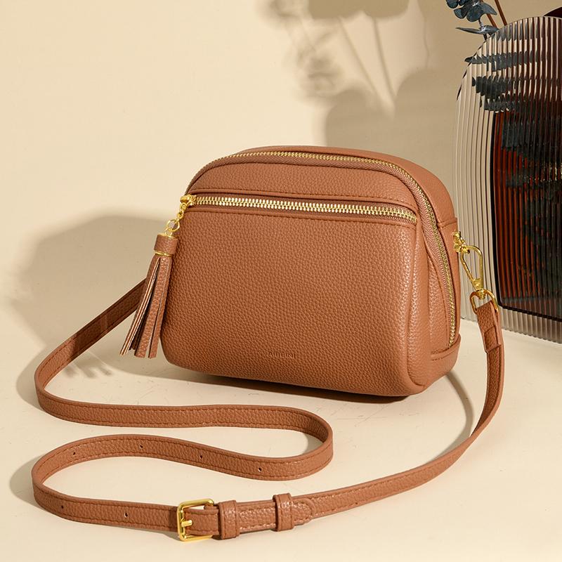 New Fashion Luxury Brand Small Shoulder Handbags Lady Leisure Travel Messenger Bag Solid Color PU Leather Shoulder Bag For Women