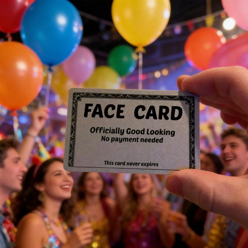 Humorous Look Based Discount Card PVC Funny Autism Excuse Card For Discounts Trendy Venues Corporate Event