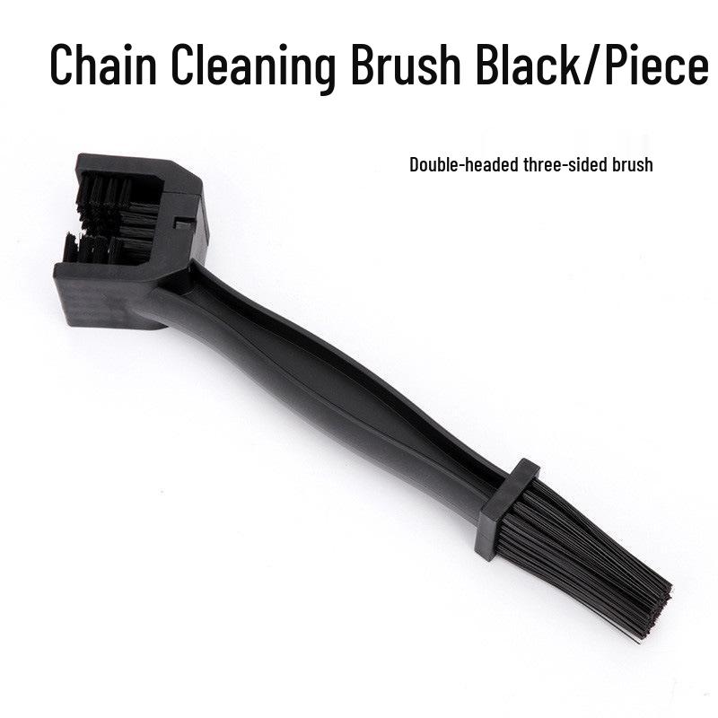 Electric Vehicle & Motorcycle Chain Cleaning Brush - Three-Sided Large Brush for Bicycle and Road Bike Cranksets