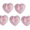 2/5Pcs Heart Bow Makeup Powder Puffs That Can Be Used In Both Dry And Wet Combinations Cotton Candy Air Cushion Powder Puff