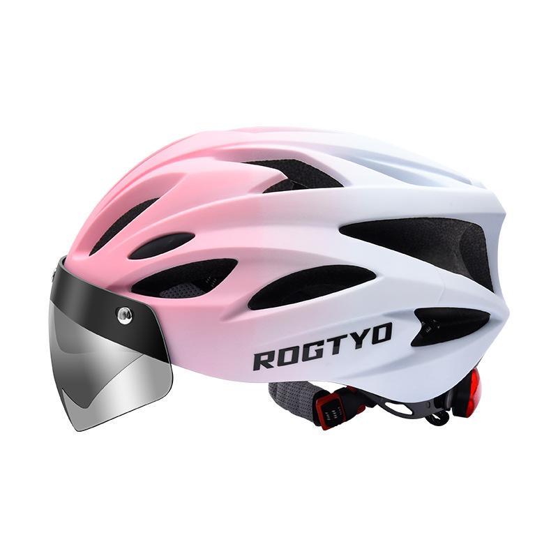 Bicycle Riding Magnetic Suction Goggles Breathable Anti-glare Helmet Tail Light Mountain Bike Road Bike Folding Bicycle Equipment