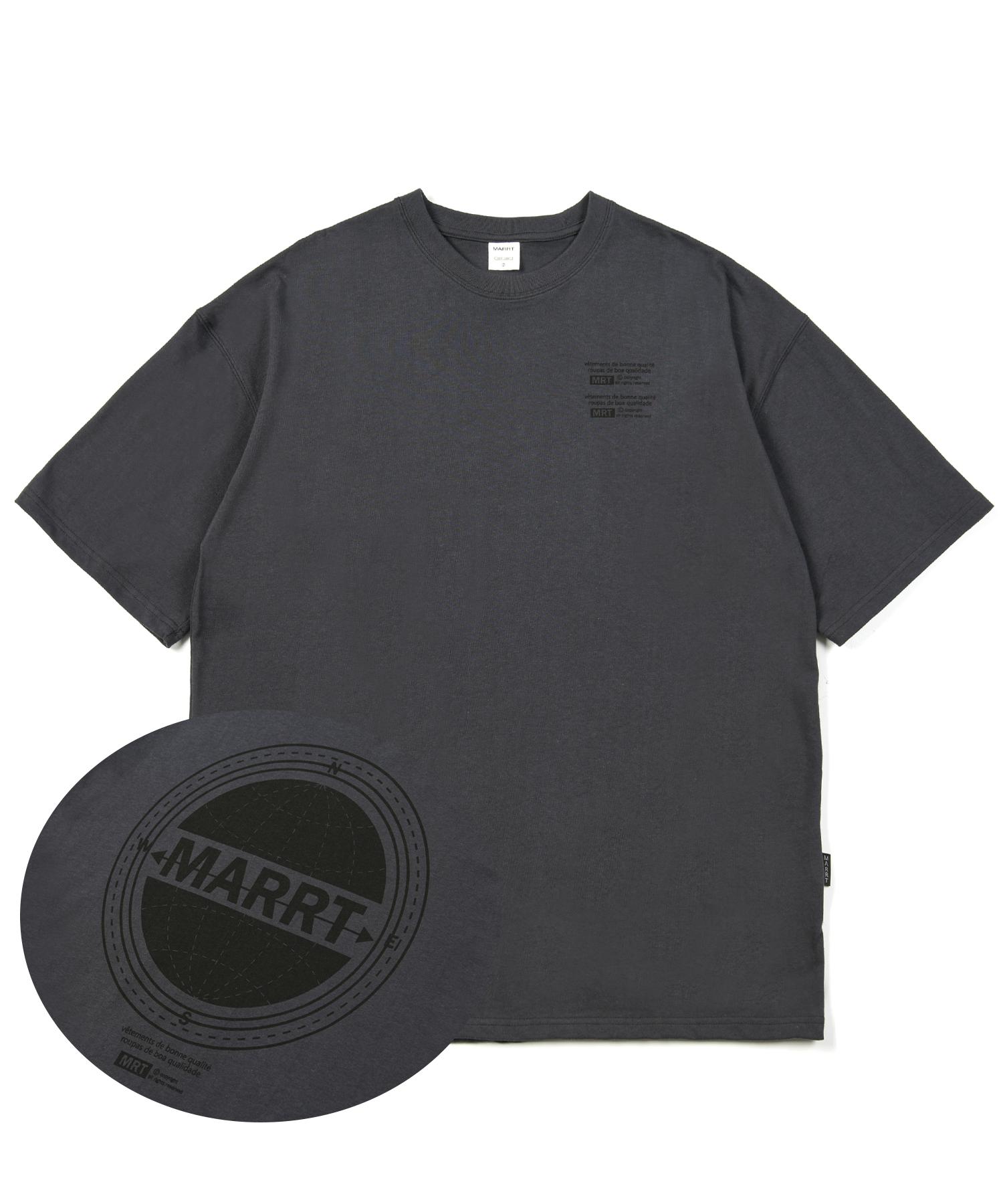 Mart Compass T-Shirt Charcoal 1