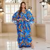 2025 New European and American Beach Dress Women's Loose Robe Bikini Blouse Sunscreen Clothing
