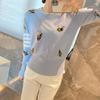 In-Stock Bee Jacquard Wool Slim-Fit Pullover