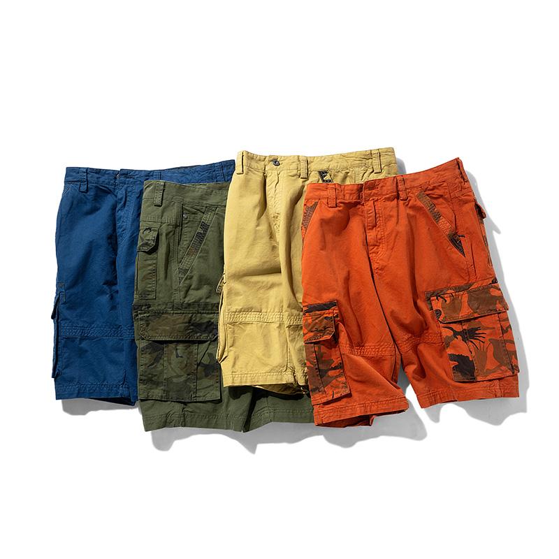 JAYSCE Pánské módní šortky Bavlna Ležérní Léto Pracovní Combat Kalhoty Klasické krátké Oversized Cargo Kalhoty Letní plážové kalhoty