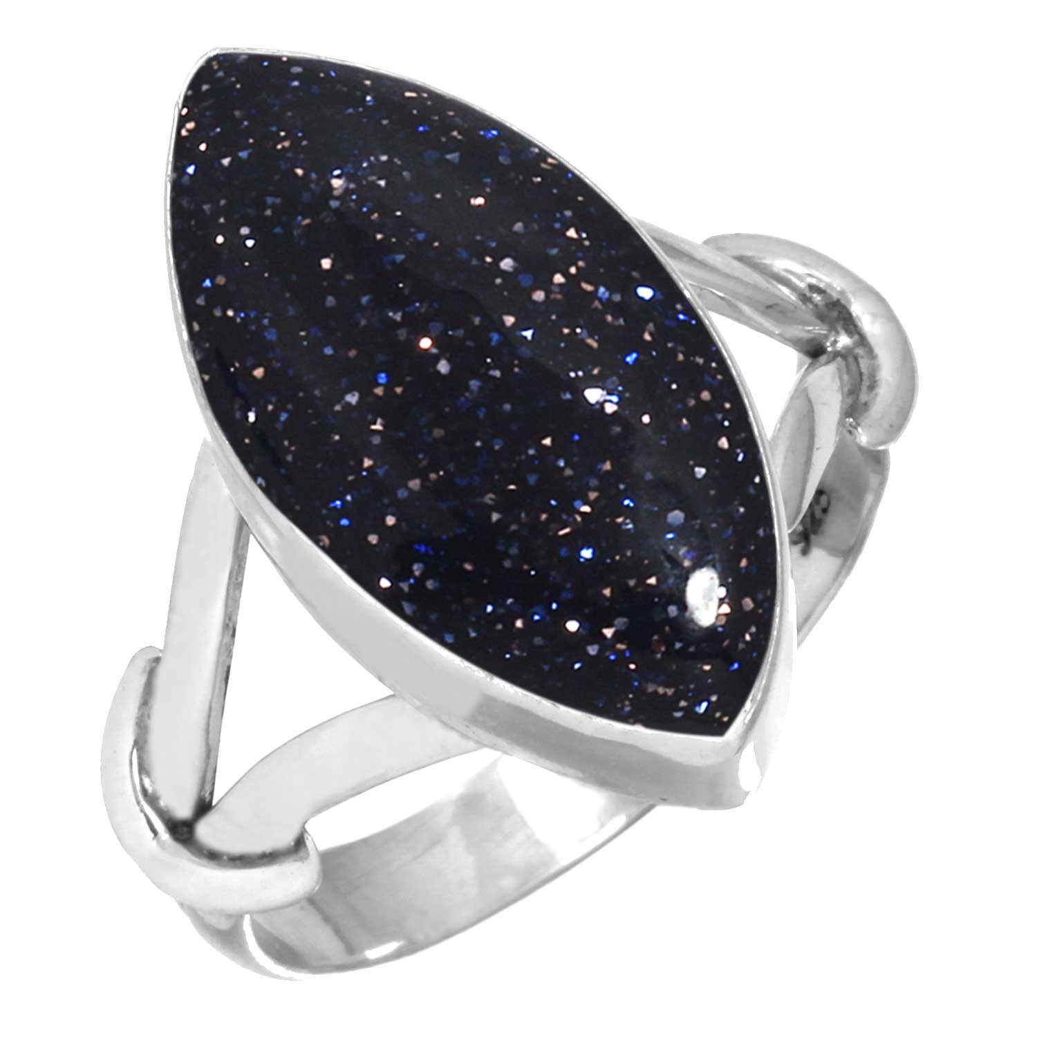 

Кольцо из стерлингового серебра 925 пробы Женское с драгоценным камнем Ручной работы Ювелирное изделие Пасхальный подарок Аквамариновый халцедон Раковина абалона Голубой солнечный камень Лабрадорит Пренит Винтаж 7