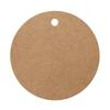 100pcs 6cm Round Kraft Tags Universal Diy Blank Tags With 20m Jute Twine For Wedding Birthday