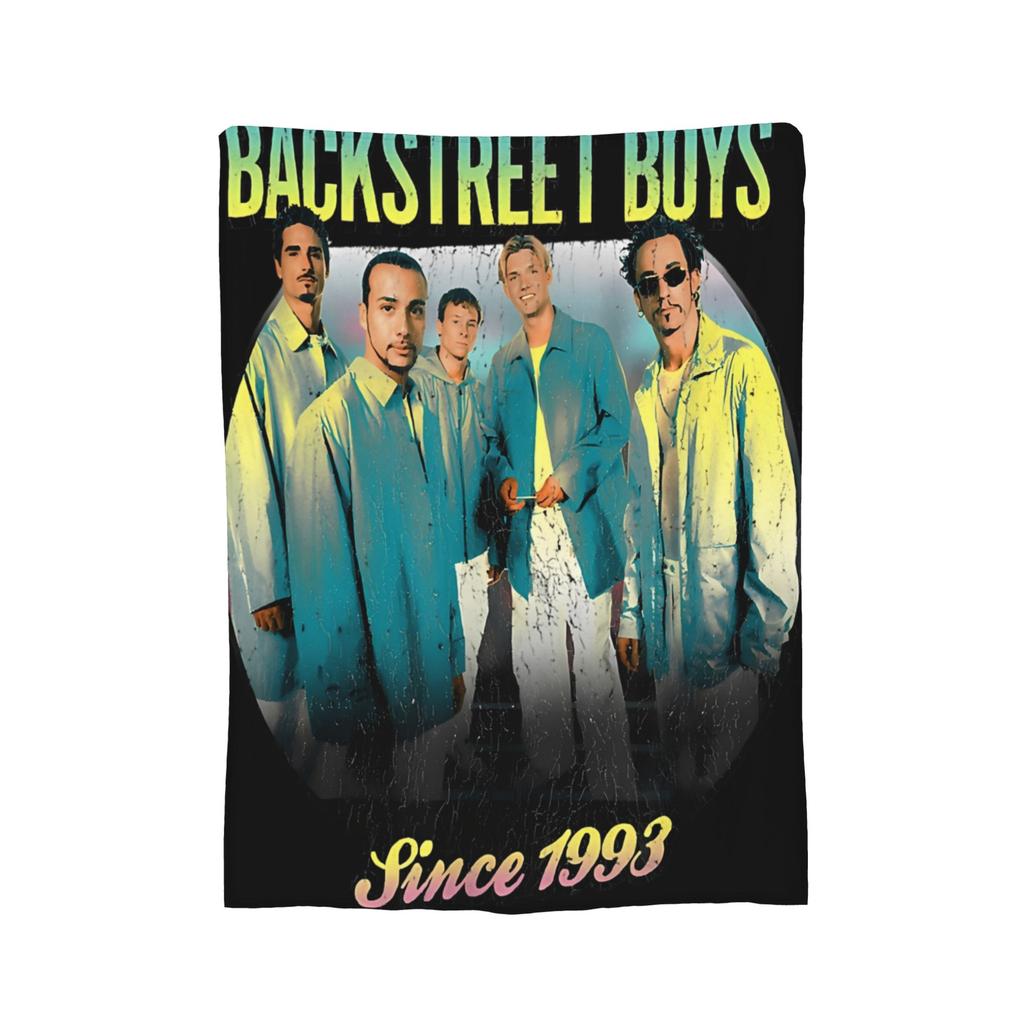 Backstreets Boys Blankets Millenniums Tour Music Wool Throw Blanket Bed Sofa Printed Soft Warm Bedspread