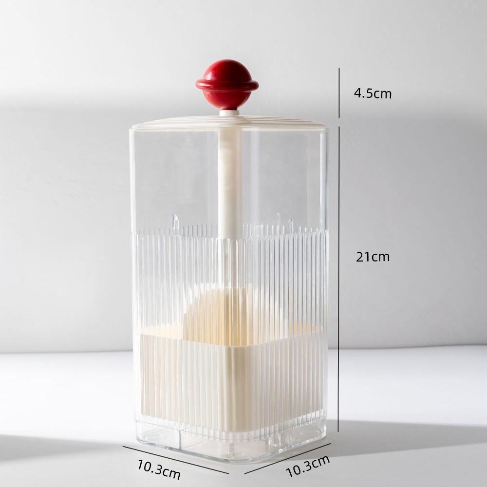 

Автоматический подъемный органайзер для макияжа Пылезащитный контейнер для макияжа Новый держатель для помады и карандаша для бровей белый
