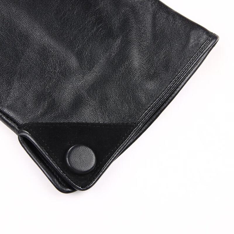 Hengyuanxiang Men's Lambskin Winter Cycling Gloves