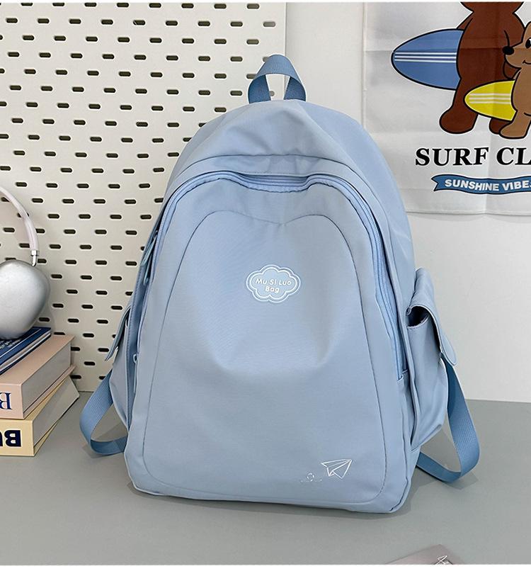 

Нишевый школьный рюкзак для девочек большой вместимости легкий рюкзак для старшеклассниц и учениц средней школы, рюкзак для компьютера синий