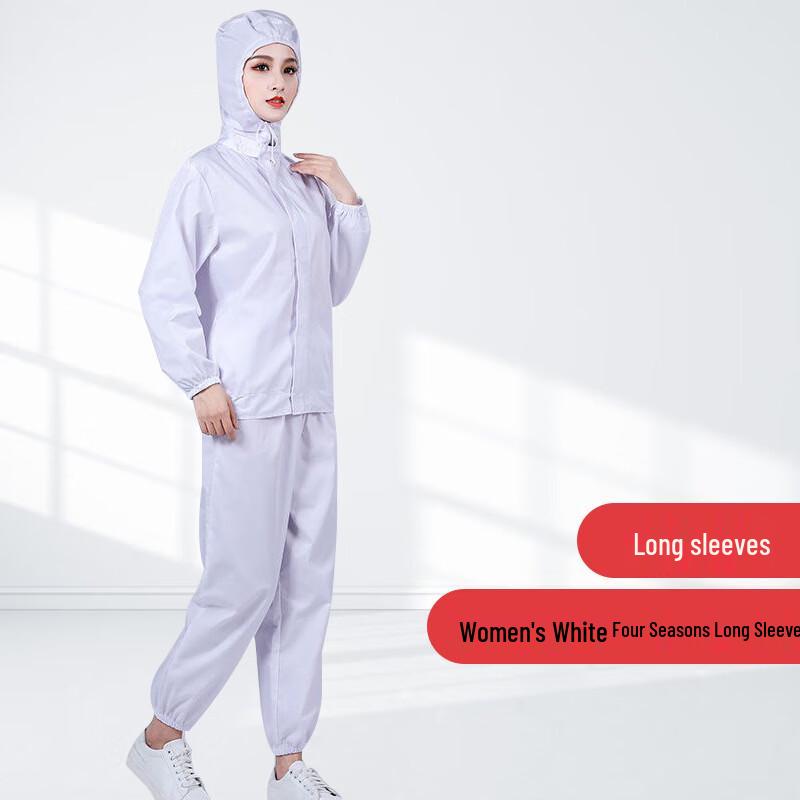 Hooded Food Factory & Aquaculture Work Uniform Set One Size