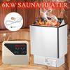 Stainless Steel Stove Electric Sauna Heater Dry&Wet Sauna Heater For Home Hotel Bath Shower SPA 6000W