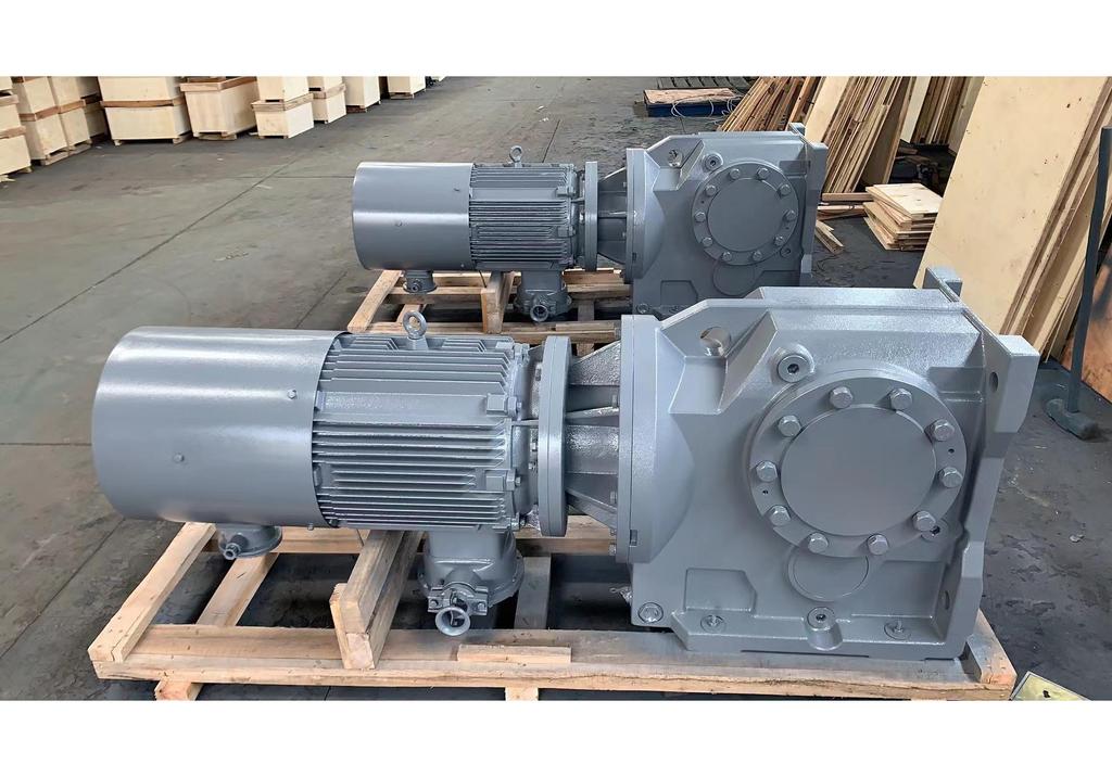 Zhejiang K Series Helical Bevel Gear Reducer: Dual Installation for Heavy-Duty Chemical Mixing