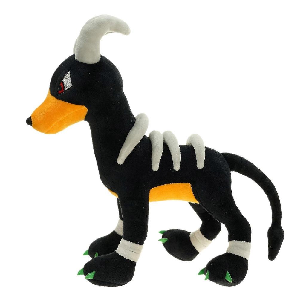 Peluche Houndoom de 30 cm, de alta calidad, de felpa corta, relleno de algodón PP, suave y cómodo, con forma de personaje de anime.