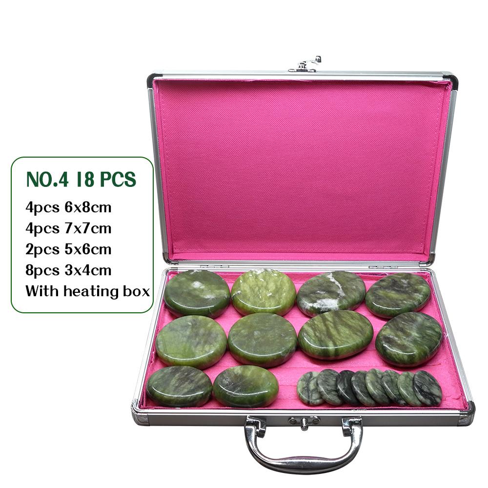 Tontin Hot Stone Massage Set Heater Box Relieve Stress Back Pain Health Care Acupressure Lava Basalt Stones for Healthcare