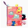 Baby Cloth Book with 3D Tails - Farm Animal Soft Activity Book for Infants and Toddlers