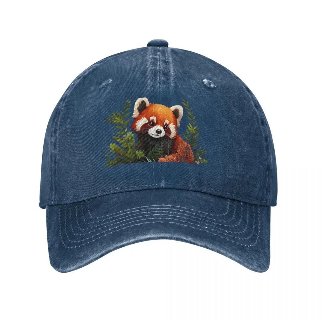Cute Red Panda Baseball Cap Unique Hats Custom Hat Luxury Caps Brand Man Cap Boy Child Womens
