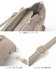 Verita.jp F9t 2-Way Tote Bag [Judy] Shoulder Bag with Multiple Storage Capacity, A4 Size, for Commuting and School (Beige)