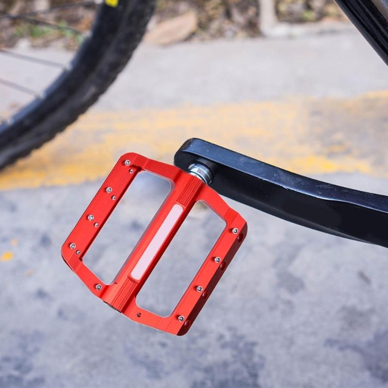 2lots Road Bike Bearing Pedals Colorful Sealeds Bearing Cycling Foot Pedals for Cycling Enthusiasts and Commuters