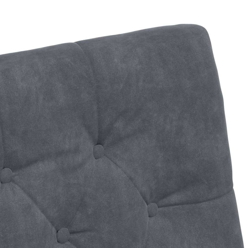 Dining Chairs with Casters 2 pcs Dark Gray 58 x 67 x 97 cm