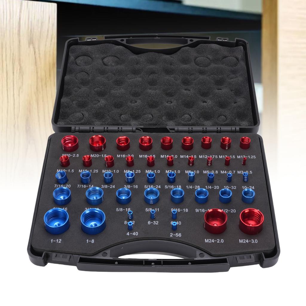 Thread Checker Nut Thread Gauge Kit Imperial Metric Design For Mechanical Work Home Projects