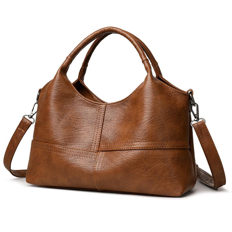 Prosta torebka dla dojrzałej matki - stylowa, codzienna, damska torba crossbody o dużej pojemności