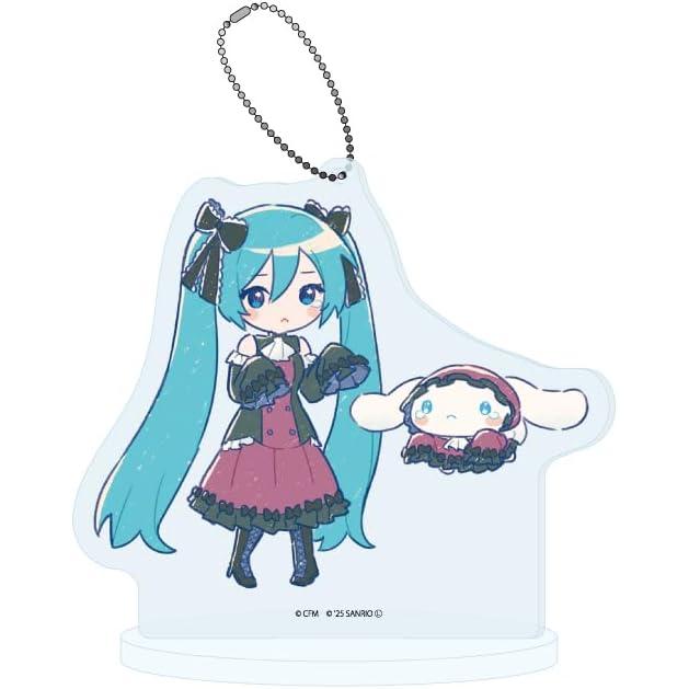 Hatsune Miku x Cinnamoroll 33 [Graf Art Illustration] Acrylic Stand Keychain