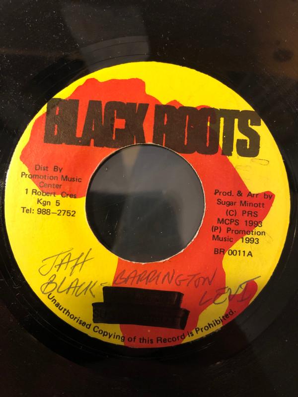 7inch Record BARRINGTON LEVY - Jah Black BR011 Black Roots 1993 Jamaica Reggae, Ska & Dub Used