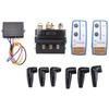 Relais Contacteur Solénoïde de Treuil 12V 500A + Kit Télécommande Sans Fil pour Treuil pour Camion Jeep ATV 5500-12000Lbs (500A)-M53K