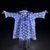 Stage Performance Light Up Cardigan Polyester Sheer Cover Up New Luminous Dance Costume