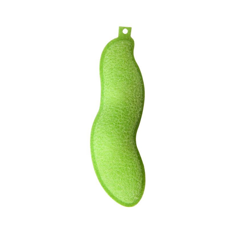 Bao Ge Lai Pea Cleaning Sponge: Ideal for Glass & Baby Bottles, with Adorable Bristles for Efficient Bean Washing