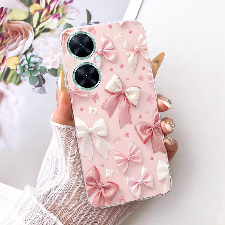 For Huawei Nova 11i Cute Flower Butterfly Cat Painted Case For Huawei Nova11i MAO-LX9 Soft Silicone TPU Phone Cases